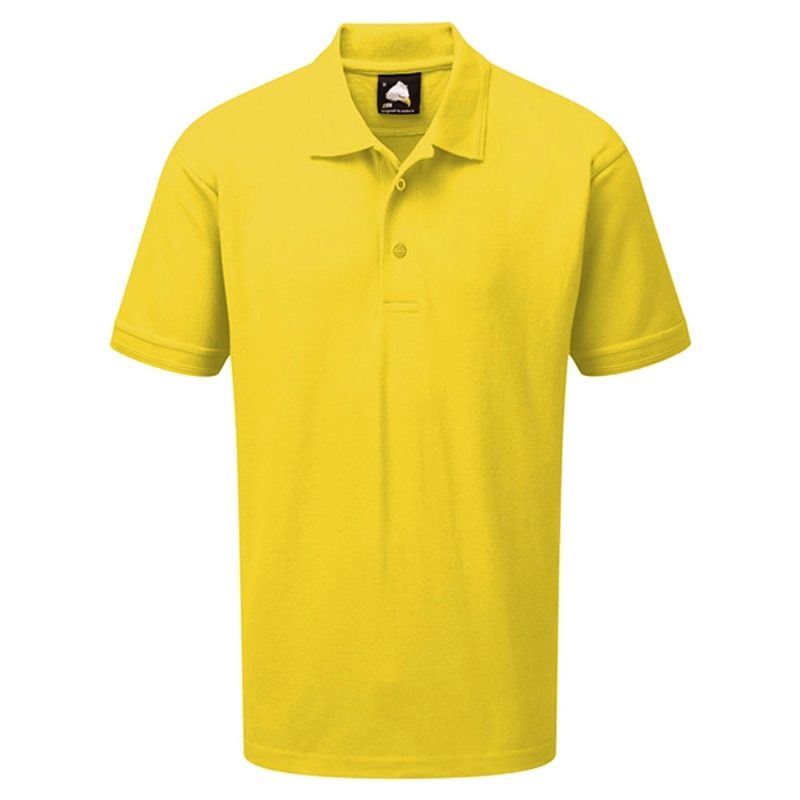 Orn Eagle Premium Polo Shirt - 220gsm - Yellow