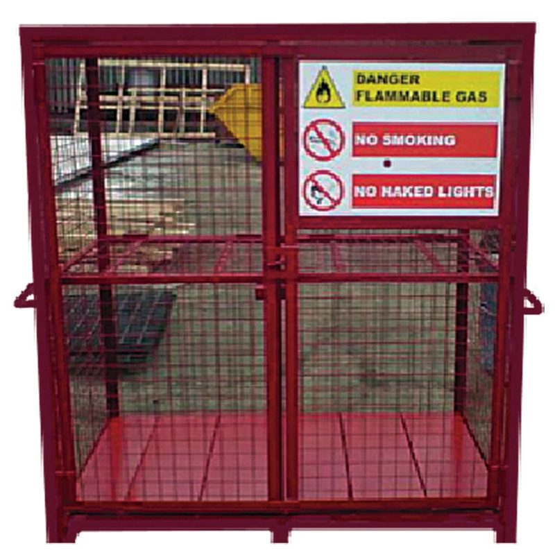 Fixed Frame Gas Storage Cage - 1500 x 1700 x 860mm