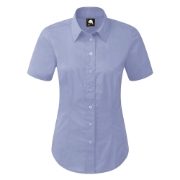 Orn Essential Women's Short Sleeve Blouse - Sky Blue