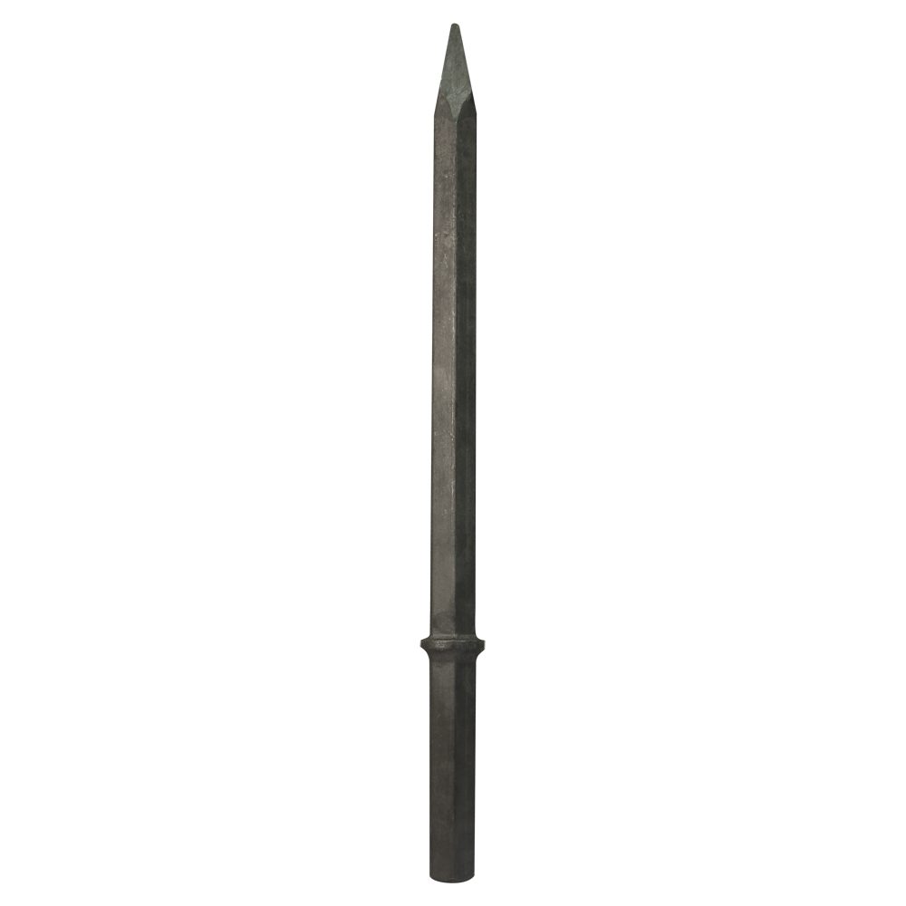 Pneumatic Heavy Breaker Tool Head - Moil Point - 1 1/4 inch Hexagonal