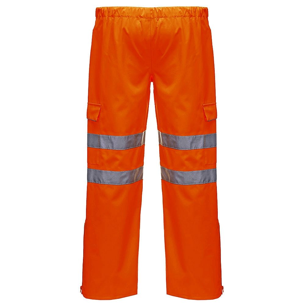 Rail Waterproof Breathable Hi Vis Orange Extreme Trousers