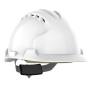 JSP EVO8 High Impact Vented Safety Helmet - White