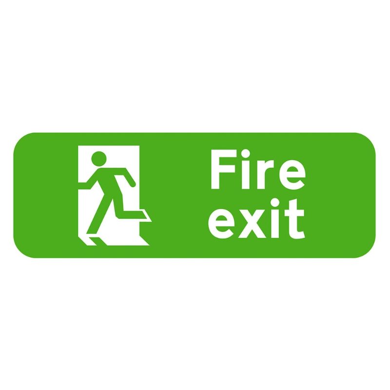 Fire Exit Sign - 600 x 200 x 1mm