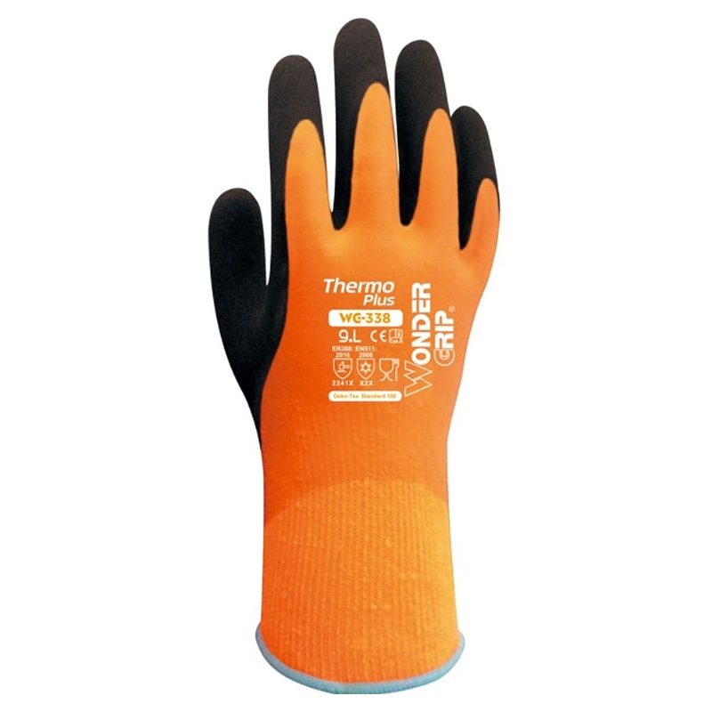 Wonder Grip WG-338 Thermo Plus Safety Gloves - Cut Level C