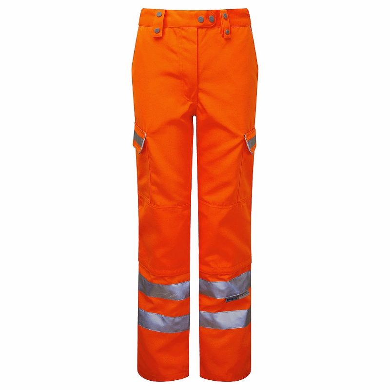 Pulsar Rail Women's Hi-Vis Orange Combat Trousers