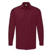 Orn Essential Men's Long Sleeve Shirt - Maroon