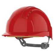 JSP EVOLite Vented Slip Ratchet Safety Helmet - Red