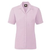 Orn Oxford Premium Women's Short Sleeve Blouse - Lilac