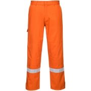 Portwest Bizflame Plus FR26 FR AS Arc Reflective Trousers - Orange