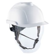 MSA V-Gard 950 Helmet with Integrated Face Shield - White