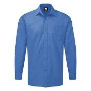 Orn Essential Men's Long Sleeve Shirt - Mid Blue