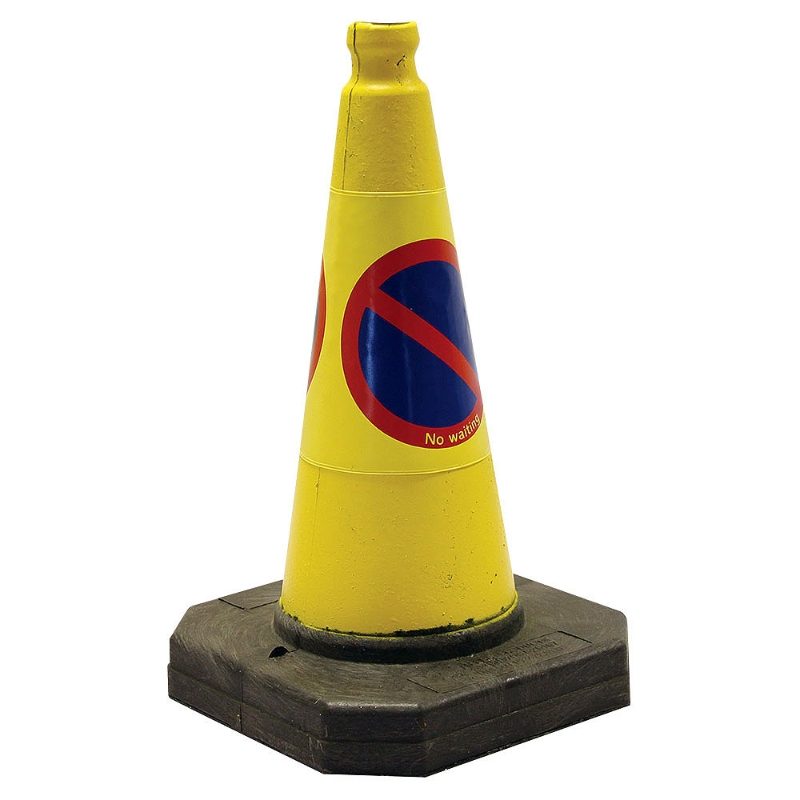 No Waiting Traffic Cone - Conical Style - 2 Piece