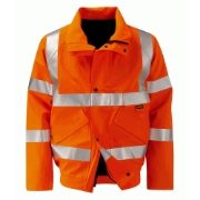 Colorado Gore-Tex Rail Waterproof Breathable Hi Vis Orange Bomber Jacket