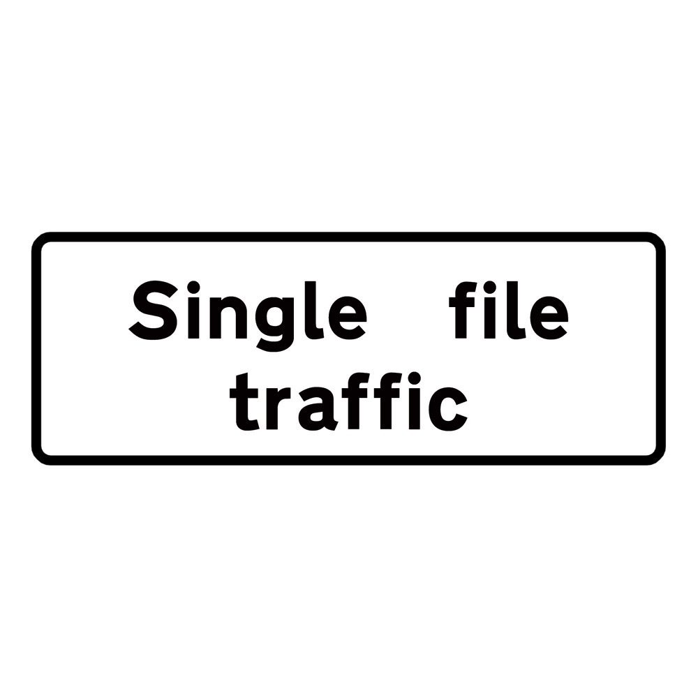 CuStack Single File Traffic Supplement Plate - 750mm