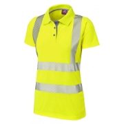 Leo Pippacott Women's Hi-Vis Coolviz Plus Yellow Polo Shirt
