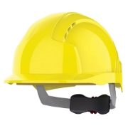 JSP EVOLite Vented Wheel Ratchet Safety Helmet - Yellow