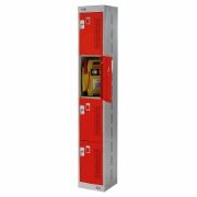 Tool Charging Locker - 4 Compartments - 1800 x 300 x 300mm
