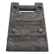 Overshoe Foot Weight for Mergon, Highway, Stacca, Olympic and Gate Barriers - 6.5kg - Black