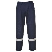 Portwest Bizflame Plus FR26 FR AS Arc Reflective Trousers - Navy