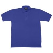 Short Sleeve Polo Shirt - Royal Blue