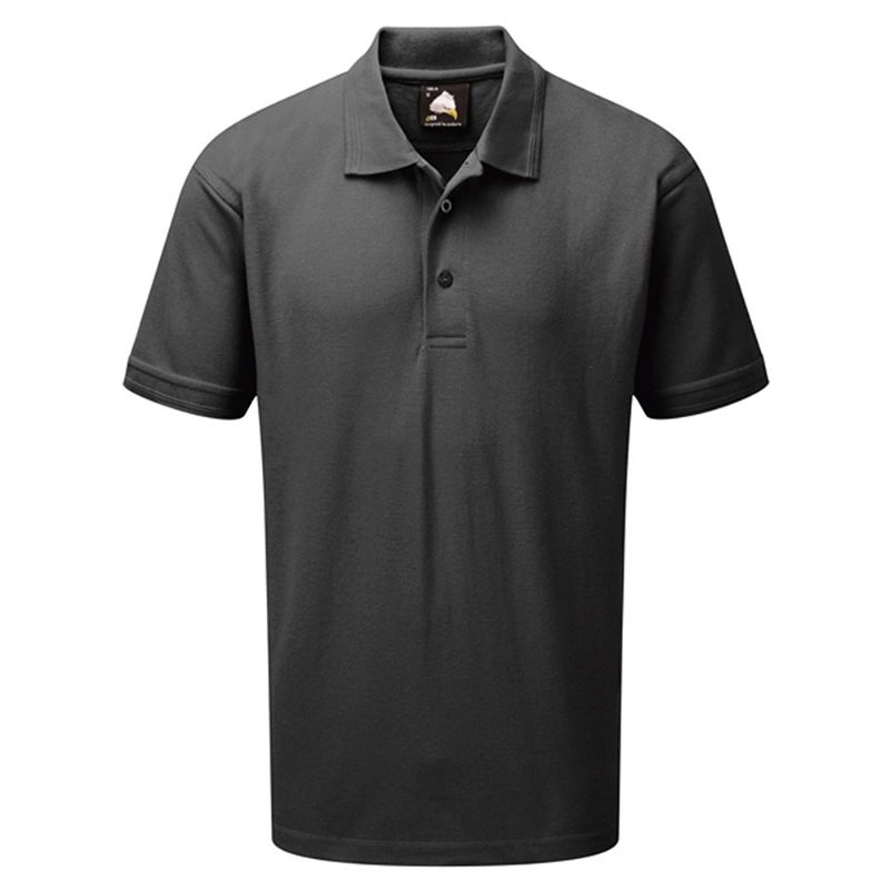 Orn Oriole Wicking Short Sleeve Polo Shirt - 200gsm - Graphite