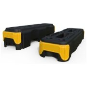 Q-Fence MultiFit Base - Black with Yellow Ends