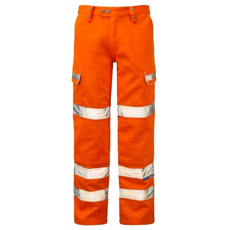 Pulsar Rail Hi-Vis Orange Combat Trousers - Regular Leg