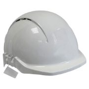 Centurion Concept Vented White Safety Helmet - Reduced Peak