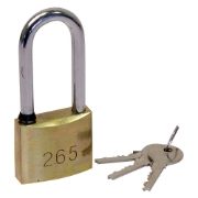 Long Shackle Brass Padlocks