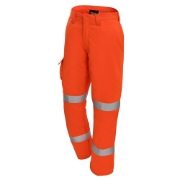 ProGARM 4616 Rail FR AS Arc Hi-Vis Orange Trousers - Regular Leg