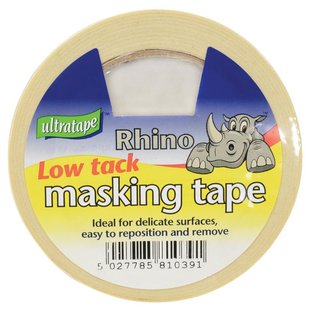 Low Tack Masking Tape - 50mm x 50m