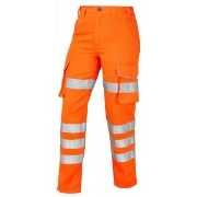 Jafco FlameAwear Women's Rail FR AS Arc 4kA Hi-Vis Orange Cargo Trousers - Short Leg