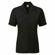 Orn Oxford Premium Women's Short Sleeve Blouse - Navy