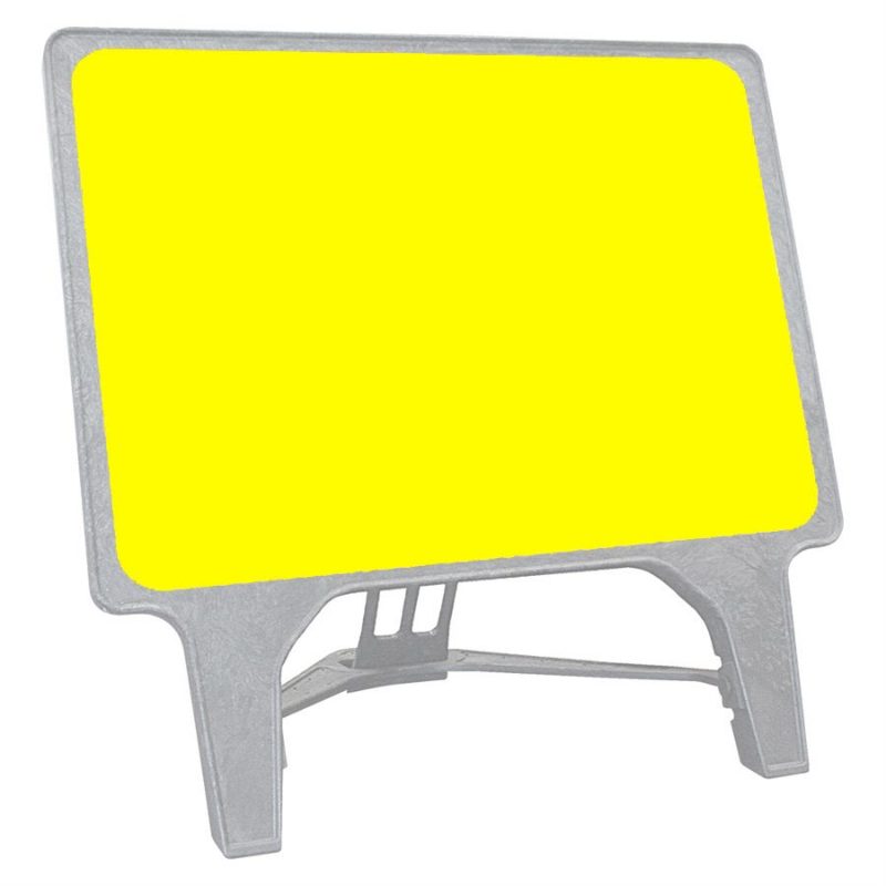 CuStack Yellow Vinyl Blank Sign Face - 1050 x 750mm