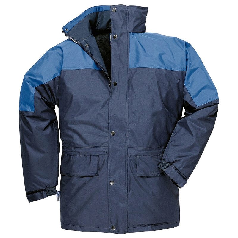 Oban Waterproof Fleece Lined Navy / Royal Blue Jacket