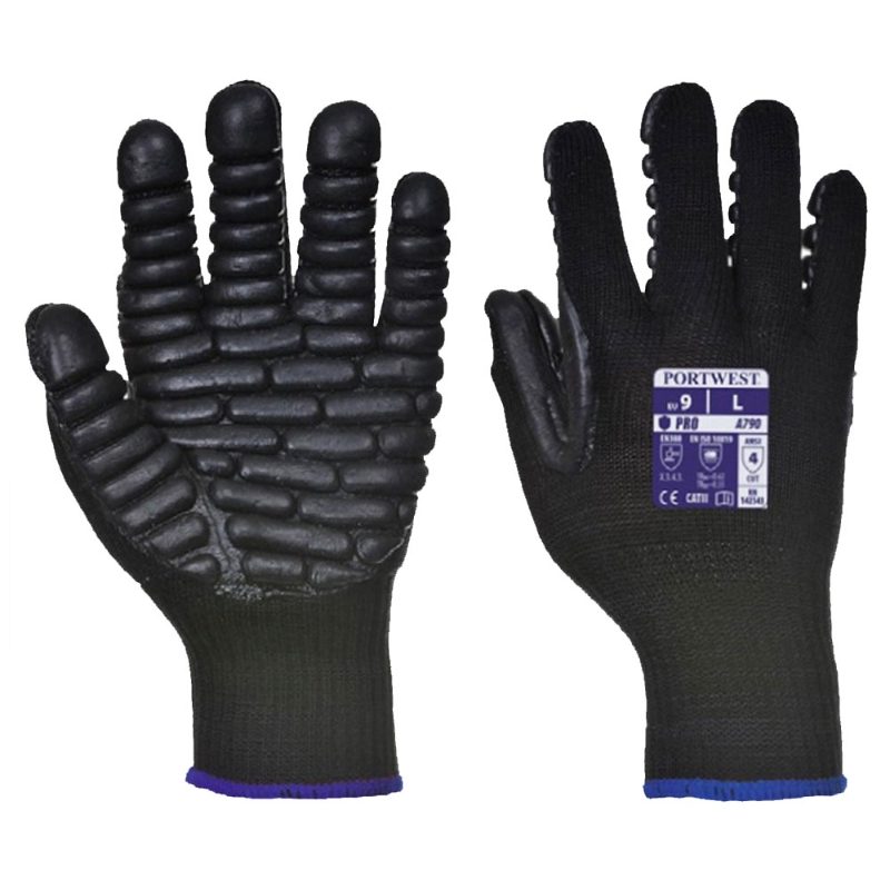 Portwest A790 Anti-Vibration Gloves - Cut Level 1