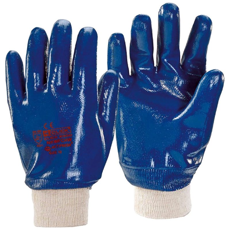 Fully Coated Nitrile Safety Gloves - Cut Level 1