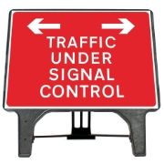 CuStack Traffic Under Signal Control Sign - 1050 x 750mm