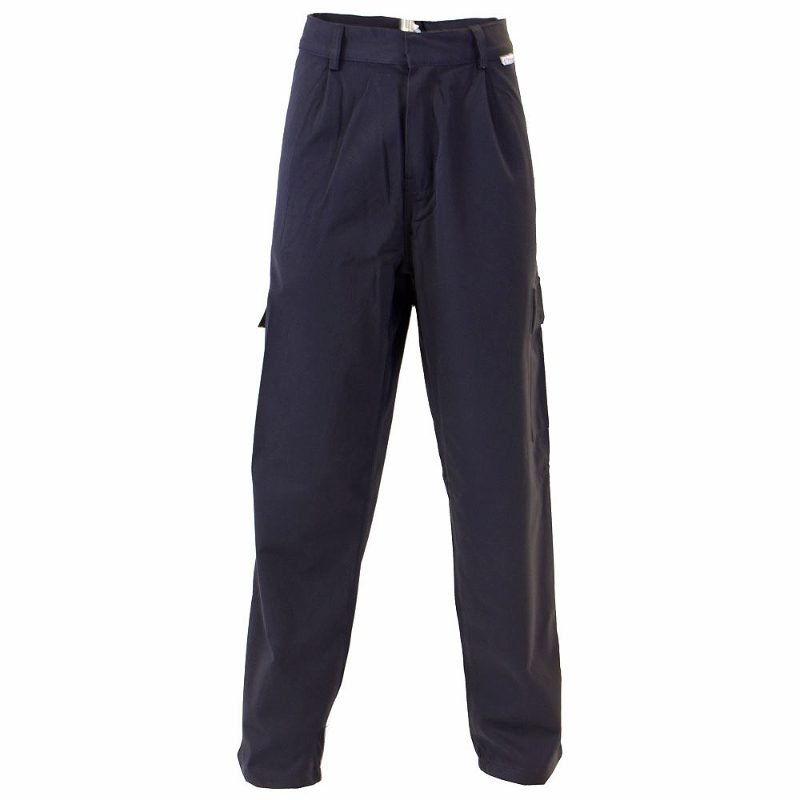 Q-Flame FR AS Arc Navy Cargo Trousers - Tall Leg