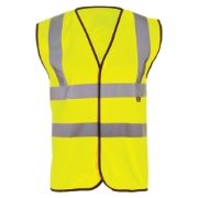 Euro Plus Hi-Vis Yellow Waistcoat