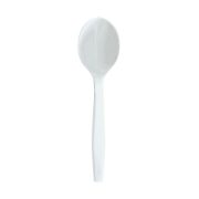 Plastic Dessert Spoons - Pack of 100