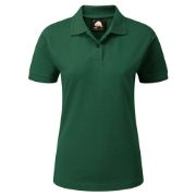 Orn Wren Women's Short Sleeve Polo Shirt - Bottle Green