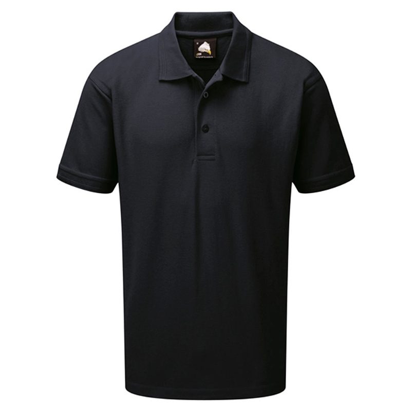 Orn Eagle Premium Short Sleeve Polo Shirt - 220gsm - Navy
