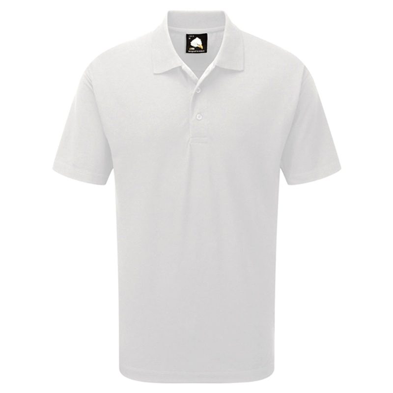 Orn Raven Short Sleeve Polo Shirt - White