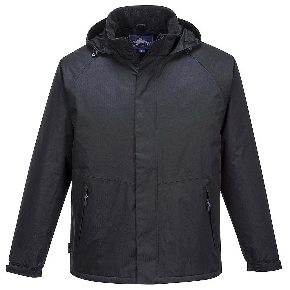 Limax Waterproof Breathable Insulated Rain Jacket - Black