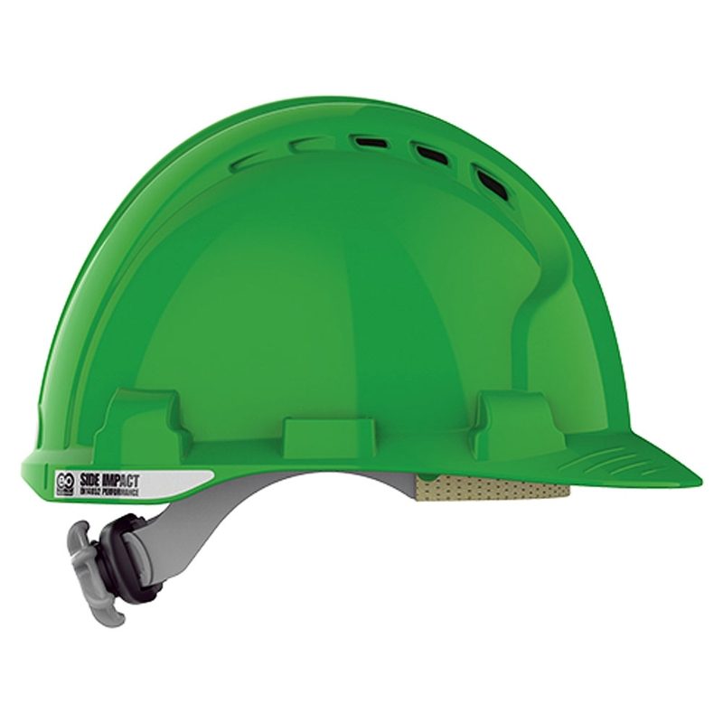 JSP EVO8 High Impact Vented Safety Helmet - Green