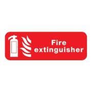 Fire Extinguisher Sign - 600 x 200 x 1mm
