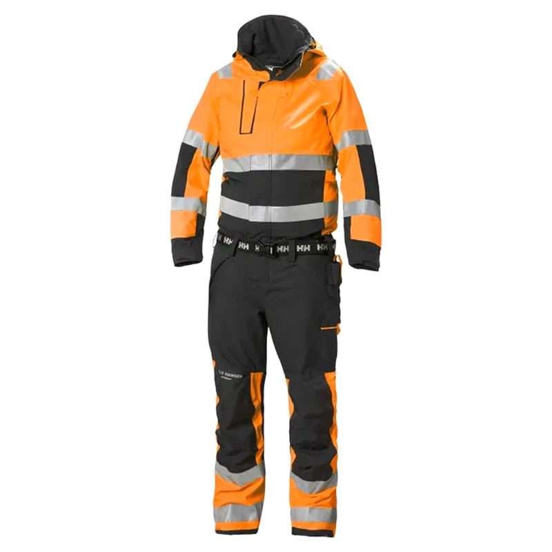 Helly Hanson Alna 2 Waterproof Hi-Vis Orange / Black Shell Suit