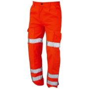 Orn Vulture Ballistic Rail Hi-Vis Orange Trousers - Regular Leg