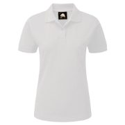 Orn Wren Women's Short Sleeve Polo Shirt - White